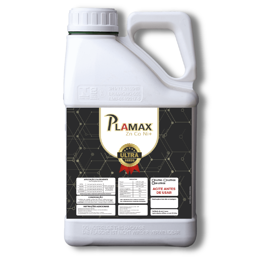 Embalagem PLAMAX ULTRA SEEDS da LABOASE